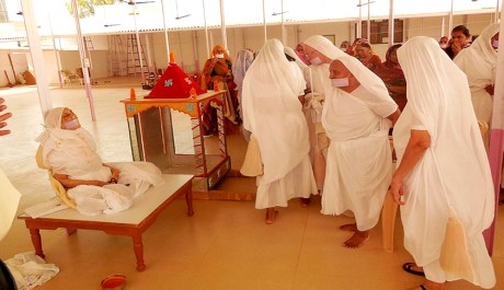 Santhara of a Jain nun in Rajasthan.
