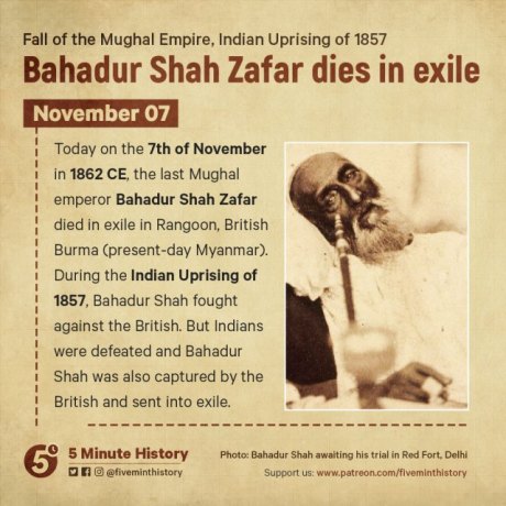 Bahadur Shah Zafar was the twentieth and last Mughal Emperor of India. Bahadur Shah Zafar was the twentieth and last Mughal Emperor of India.