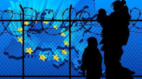 EU borders close to refugees.