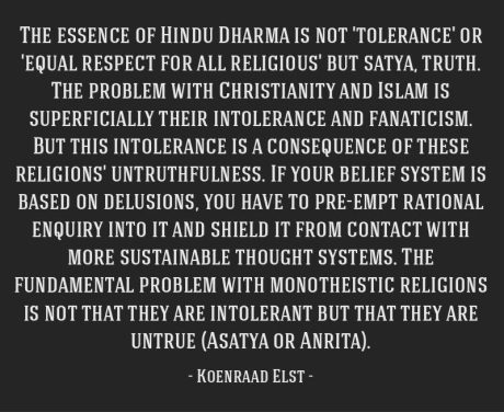 Koenraad Elst Quote