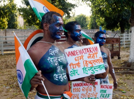 Awareness campaign for 'The Kashmir Files' in Bhubaneswar (March 15, 2022).