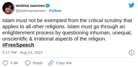 Taslima Nasreen Quote