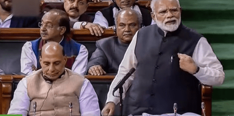 PM Modi in Parliament Modi in Parliament