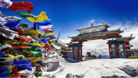 Tawang Gate at Sela Pass in Arunachal Pradesh.