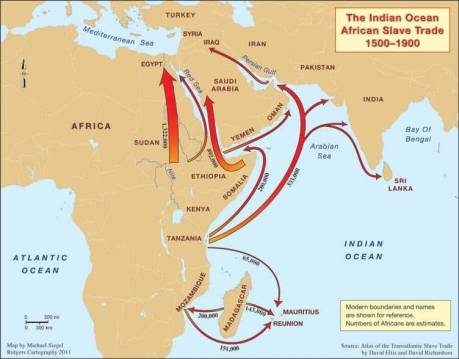 Indian Ocean Slave Trade Map
