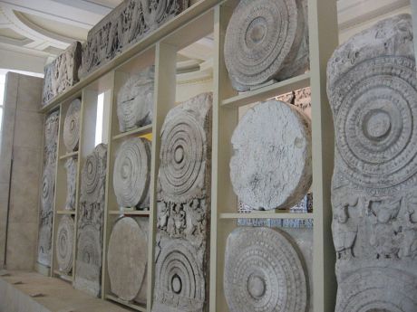 Amaravati marbles in the British Museum.