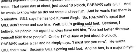 Parmar-Gill RCMP Record