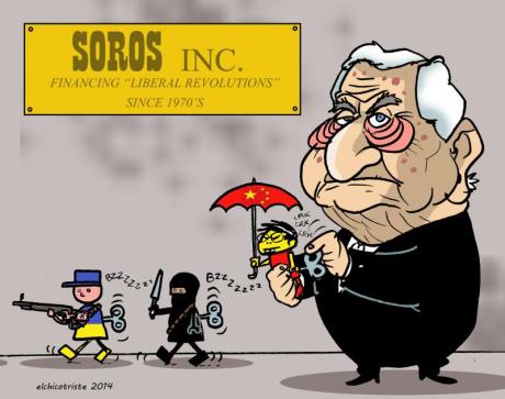 George Soros Cartoon