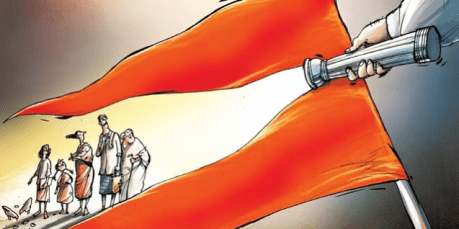 Bhagwa Dhwaja Hindu flag and Hindus