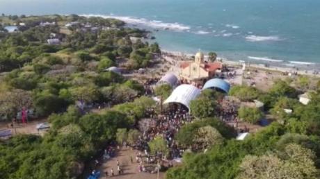 Church festival on Katchatheevu Island.
