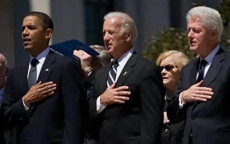 World Policemen: Obama, Biden and Clinton. Obama, Biden, and Clinton