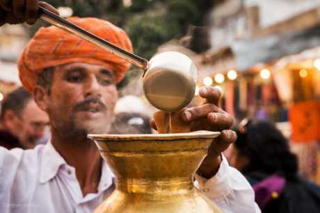 Chaiwala in Pushkar. Chaiwala in Pushkar.
