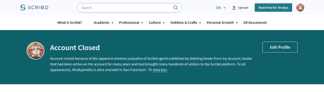 Ishwar Sharan's Scribed Account