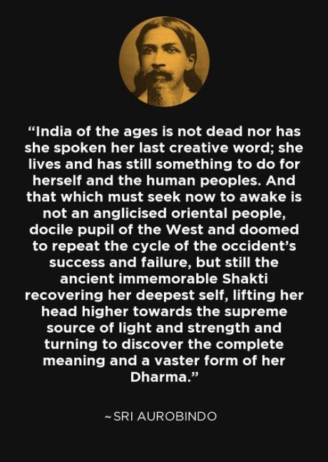 Sri Aurobindo Quote