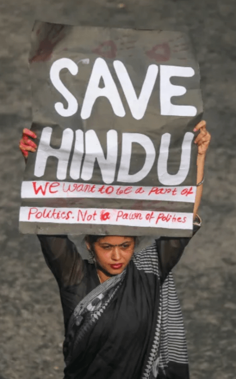 Bangladeshi Hindus protest (August 2024).