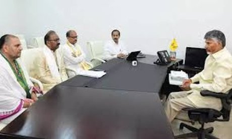 TTD EO Shyamala Rao & AP CM Chandrababu Naidu