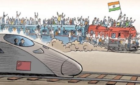 India vs China Cartoon