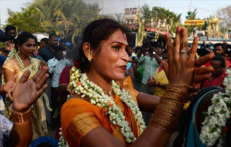 Transgender brides of Lord Aravan.
