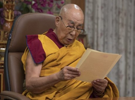 14th Dalai Lama reads his Succession Statement live at Dharamsala, Himachal Pradesh, India (July 2, 2025).