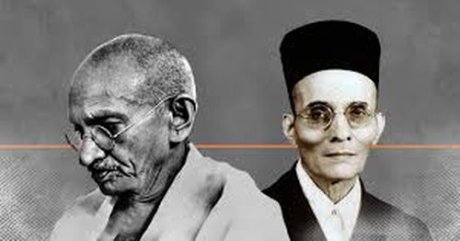 M.K. Gandhi & V.D. Savarkar M.K. Gandhi & V.D. Savarkar
