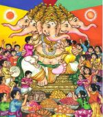 Five-headed Ganapati