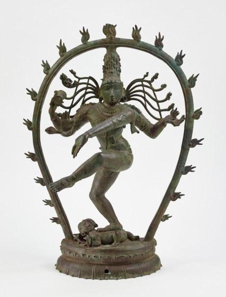 Nataraja bronze sculpture from the 10th century.