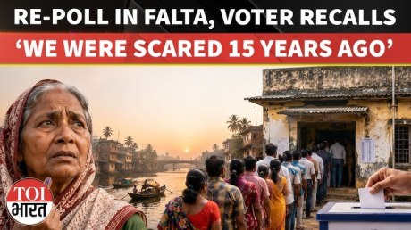 Re-poll in Falta, West Bengal.