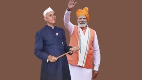 Nehru & Modi