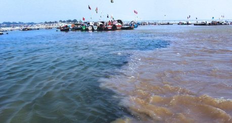 Triveni Sangam at Prayagraj.
