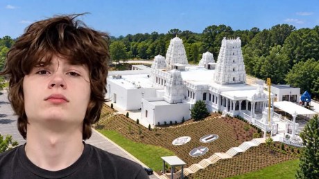 Shooter Alexandros Paporakis, 19, and his target the Sri Venkateswara Swami (Balaji) Temple in Aurora, Illinois. Shooter Alexandros Paporakis, 19, and his target the Sri Venkateswara Swami (Balaji) Temple in Aurora, Illinois.